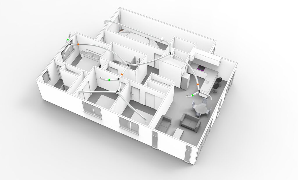 Typical 3 bedroom house layout